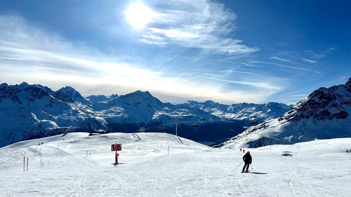 Bergpanorama im Engadin